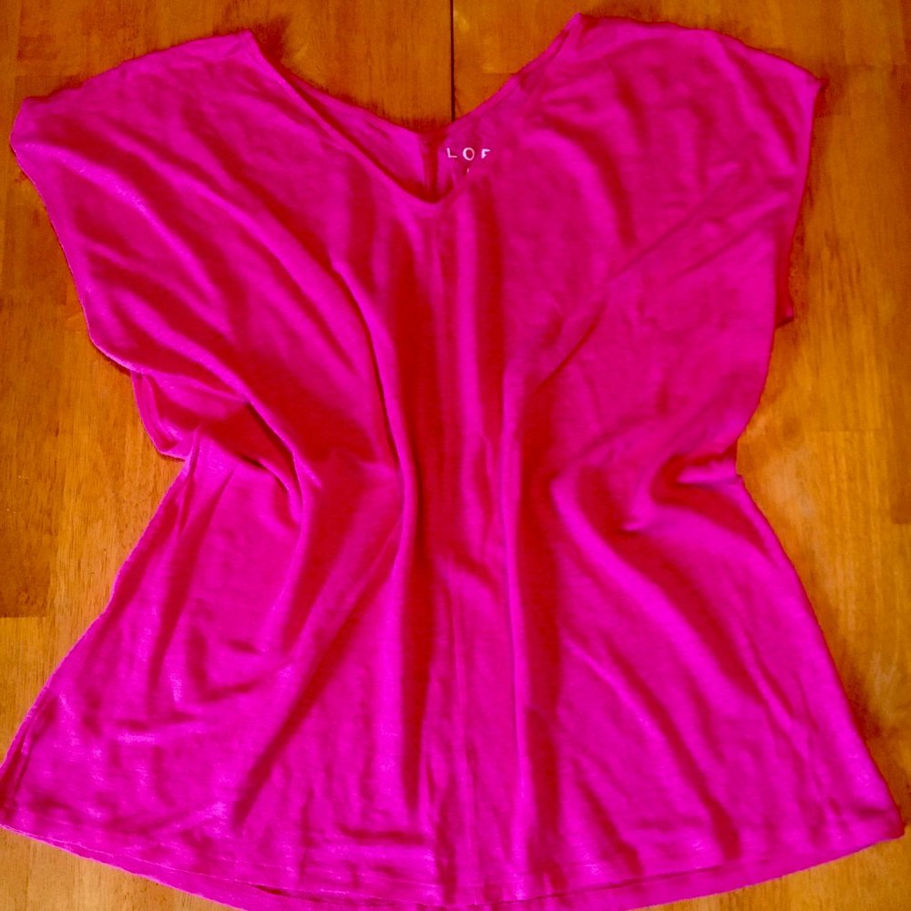 Fine Linen Flowy Blouse